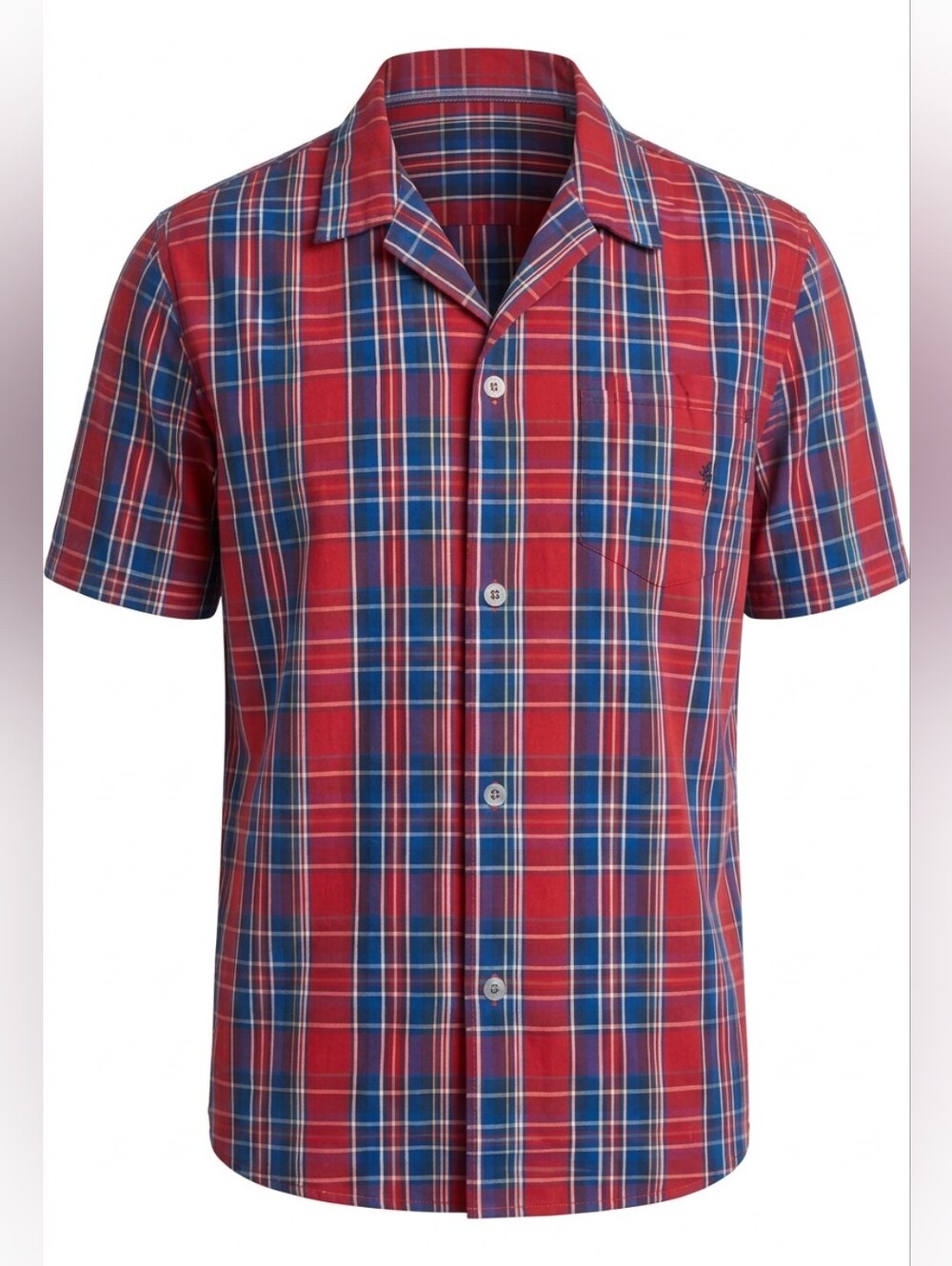 Polo Ralph Lauren Shirt Mens XL Red Tartan Plaid Cotton Black Pony Logo Preppy
